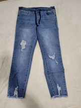 Ymi large blue jeans stretch waist - £7.96 GBP
