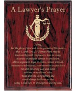 A Lawyer&#39;s Prayer Engraved Plaque, Attorney Plaque, Prayer Plaque - £39.30 GBP+