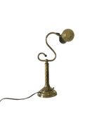Vintage Large Metal Desk Bankers Piano Lamp Black Two Bulbs. 17 in Tall.... - $103.81 CAD