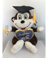 Graduation Monkey 10&#39;&#39; Plush Stuffed Animal with Cap BROWN - Fast Shipping - $19.78