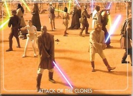 Star Wars Scene From Attack of the Clones Photo Image Refrigerator Magnet NEW - £3.16 GBP