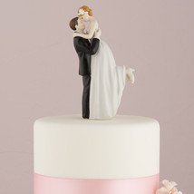 "True Romance" Bridal Couple Wedding Cake Topper Customization & Veil Available - $34.64