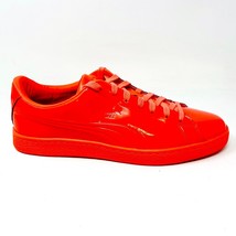 Puma Basket Classic Patent Emboss Red Blast Mens Casual Shoes 362035 01 - £55.18 GBP