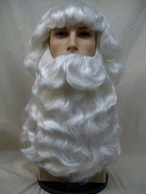 Nice Santa Claus Wig Beard Victorian Father Christmas Biblical Old Merlin Merman - £15.77 GBP