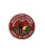 Vtg 1987 Smoky Mt District Backcountry Camporee Patch Nantahala Boy Scou... - €8,10 EUR