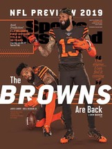 NFL Preview 2019 Sports Illustrated Browns Jarvis Landry Odell Beckham Aug-Sept - £23.56 GBP