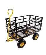 Heavy Duty Wagon Cart - Garden Cart - Yellow/Black - $2,703.42 MXN