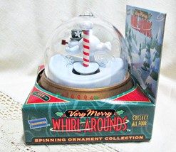 Blockbuster Very Merry Whirl-Arounds Snowman Ornament Mint in Box 1999 - £7.99 GBP