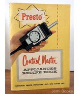 Presto Control Master Appliances Recipe Book [Paperback] National Presto... - $71.45 MXN