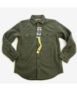 Freedom Foundry Men Fleece Lined Flannel Shirt Jacket Green S - £14.00 GBP