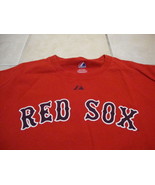 MLB Boston Red Sox Major League Baseball Fan Dustin Pedroia #15 Red T Sh... - £13.50 GBP