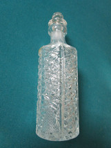 CRYSTAL CUT DECANTER WITH STOPPER 10&quot; [GL-5] - £35.61 GBP