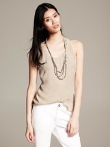 Banana Republic Women&#39;s Silver Starfish Print Tank, size L, NWT - £39.96 GBP