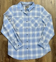 5.11 Tactical Shirt Womens L Plaid Long Sleeve Snap Collared Pocket Lightweight - £17.01 GBP