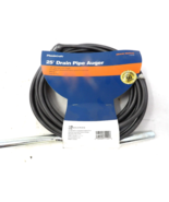 Plumbcraft 25&#39; Drain Pipe Auger/ Snake 7710125  3/8&quot;x 25&#39; - $27.72