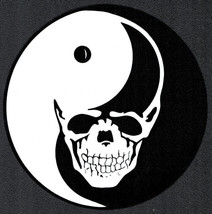 Grateful Dead Car Window Tour Sticker/Decal - Skull Yin Yang - £6.15 GBP