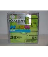 IMATION 2HD IBM Formatted Diskettes - NEON - 1.44 MB - 10 Count (New) - $16.00