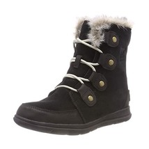 Sorel Women&#39;s Boots, Explorer Joan, Black (Dark Stone), UK 3  - £175.85 GBP