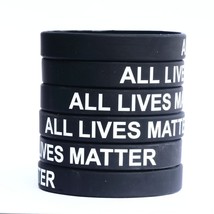 10 All Lives Matter Silicone Wristbands - £11.77 GBP