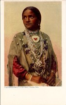 WAH-TA-WASO Iroquois Indian c.1905 F.A. Rinehart Omaha Nebraska Postcard X15 - £15.62 GBP