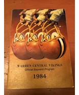 1984 Football program WARREN CENTRAL HIGH SCHOOL VICKSBURG MS yearbook 6... - $21.78