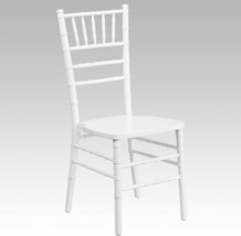 Flash Furniture Hercules Series White Wood Chiavari Chair - £70.61 GBP