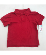 Garanimals Boy Girl Solid Red Polo Short Sleeve Shirt 18M - £10.21 GBP