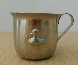 adorable vintage child&#39;s ducky tin cup - £9.41 GBP