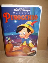 Pinocchio Walt Disney&#39;s Masterpiece VHS Tape - £63.30 GBP