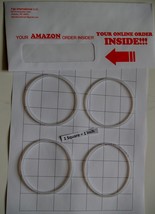 4 Replacement Gaskets compatible with Original Magic Bullet - $5.49