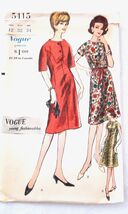 VOGUE PATTERN 5415 Vtg 60s Young Fashionables One Piece Dress Sz 12 - $6.00
