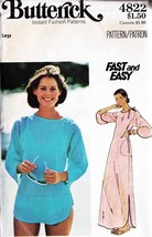 Misses&#39; Dress &amp; Top Vintage 1970&#39;s Butterick Pattern 4822 Sz Lg UNCUT - £9.56 GBP