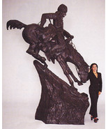 Mountain Man Lost Wax Bronze Sculpture Statue by Remington Heroic - £23,769.24 GBP