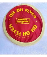 Vintage Oh Oh Flyer Frisbe Advert Franco-American 1978-79 Fabric Red Yel... - $169.16 MXN