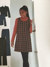 Simplicity Sewing Pattern 9345 Girls Jacket Bootleg Pants Jumper Easy 7-16 Uncut - £4.78 GBP