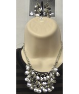 Crystal Falls Premier Designs Necklace &amp; Earrings - £27.52 GBP