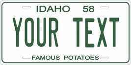 Idaho 1958 Personalized Tag Vehicle Car Auto License Plate - £13.19 GBP