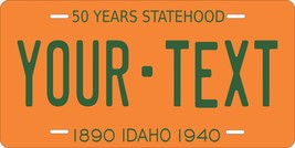 Idaho 1940 Personalized Tag Vehicle Car Auto License Plate - £13.17 GBP