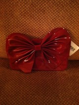 Nordstrom Holiday Red Cosmetics Clutch Bag 9x6 - $14.84