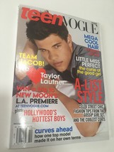 Teen Vogue 10/09,Taylor Lautner,Szohr,Crystal Renn,NEW - $14.84