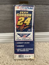Jeff Gordon 24 NASCAR Indoor/Outdoor Vertical Hanging Banner Flag 27&quot;x37&quot; NIP - £15.22 GBP