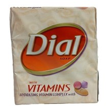 3 Pack Dial With Vitamins Bar Soap 4 Oz. Each  - £21.97 GBP