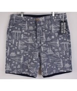 NWT Reyn Spooner Reversible Chino Shorts Men&#39;s Size 38 Nautical Sailboat... - $47.50 CAD