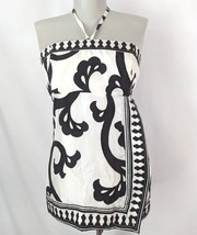 White House Black Market Printed Scarf Halter Top Bustier Silk WOMENS si... - £11.99 GBP