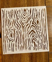 Wood Texture Stencil 10 Mil Mylar Screen Printing, Painting, Polymer Clay, Etc - £6.22 GBP+