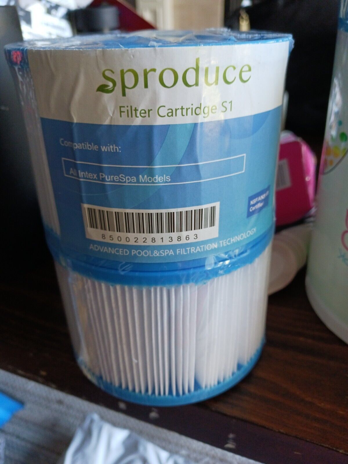 Type S1 Filter Cartridge Compatible with Intex Spa Filter Pumps (2 Packs) - $8.90
