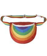 Rainbow Red Fanny Pack Gay Bi Trans Pride LGBTQ Belt Bag Travel Waist Purse - $279.97 MXN