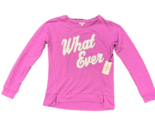 Juicy Couture Womens Magenta Pink Graphic Long Sleeve Pullover Sweatshir... - $14.82