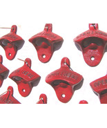 FIVE Cast Iron Soda Beer Bottle Opener Drawer Cabinet pull s 5 bz - $74.68 CAD