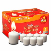 Ner Mitzvah 4 Hour Neironim Candles - Shabbat Neronim and Votive Wax Can... - $22.72